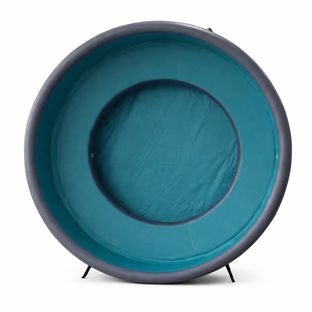 Inflatable Round Pool with Built-in Bench – Ipoolgo Emerald – I Pool Go